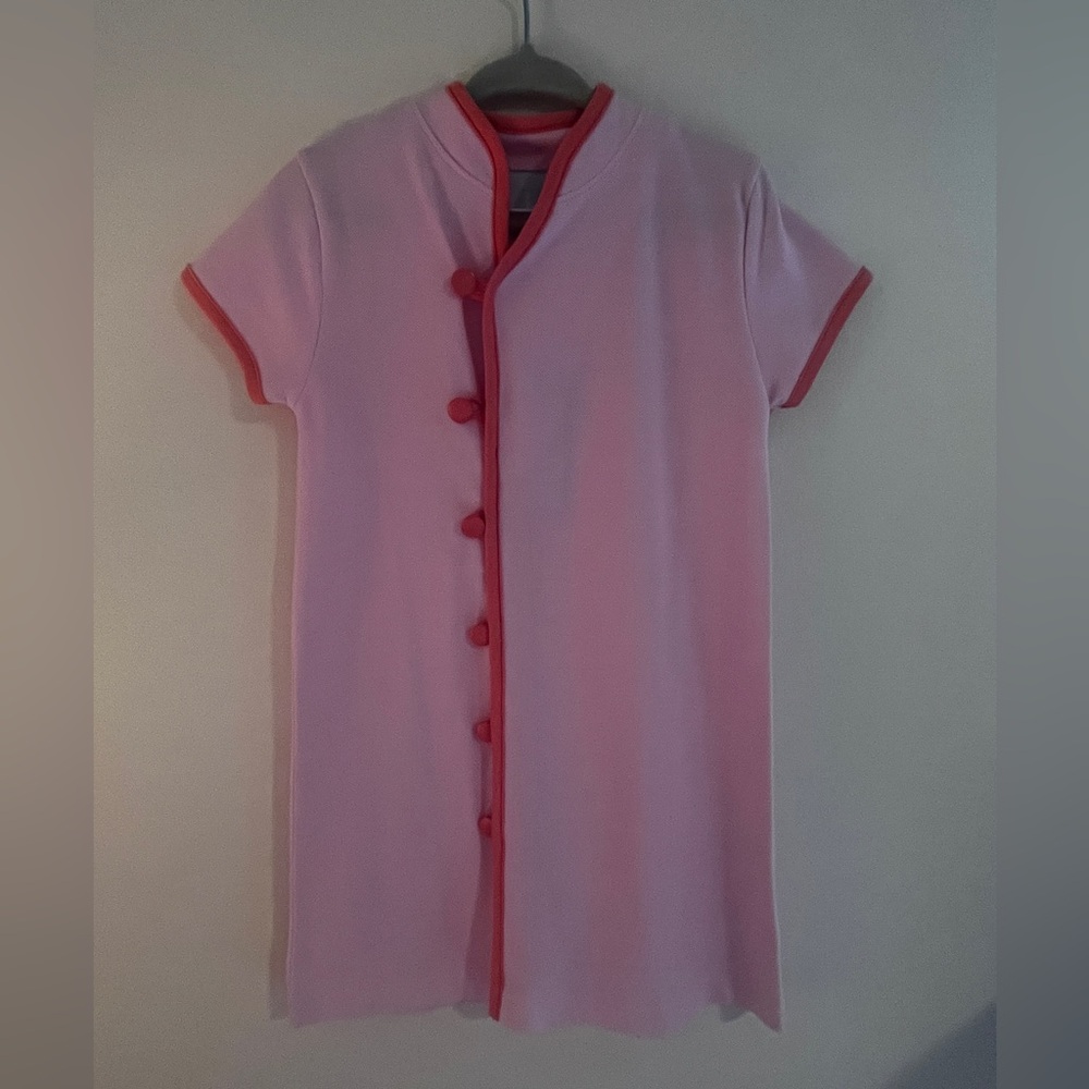 Bella Bliss Pink Garment with Red Accents